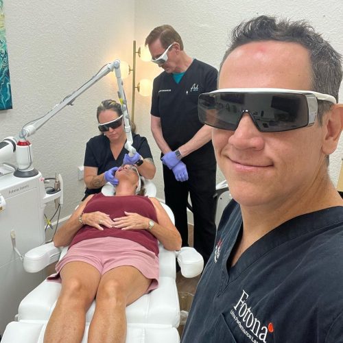 scar removal near me- fotona laser with DR G